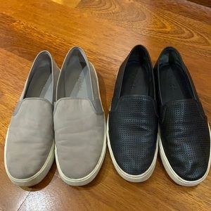 2 pairs of Vince Blair slip ons